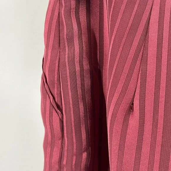 Tularosa Wide Leg Striped Lace Details Belt Sz XS High Rise - Picture 7 of 9